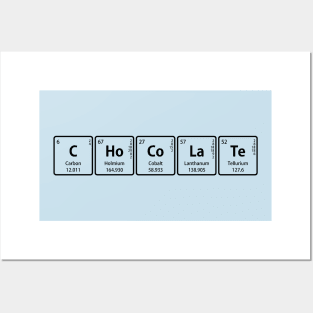 CHoCoLaTe in Periodic Table Element Symbols Posters and Art